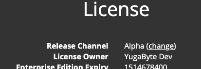 License view