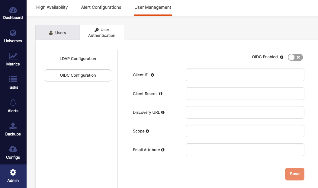 OIDC authentication